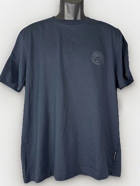 BOSS x Porsche Thompson T-Shirt Mercerized Cotton Co-Branded Colab Blue Men XXL